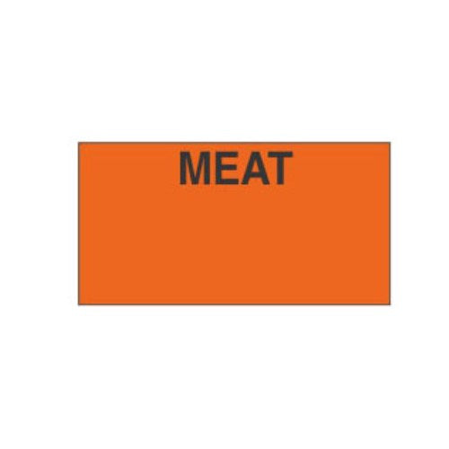 White And Red Meat Label For Monarch 1110 Gun Labeler - 0.73