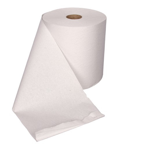 Hard Roll White Paper Towel - 7.88" X 800 Ft. 6/Case
