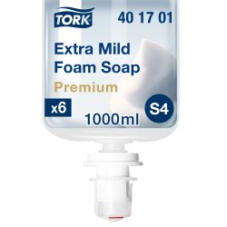 401701 Tork Premium Extra Mild Foam Soap 1-Liter Yellow 6/Case