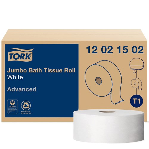 Tork Paper Tissue Roll White 6/Case