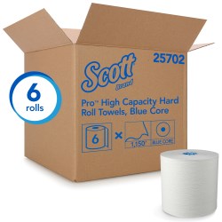 Scott Hard Roll White Towels For Mod Dispenser - 7.5" X 1150 Ft. 6/Case
