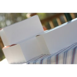 Carryout Boxes, 7 X 4.5 X 2.75, White, Paper, 500/carton