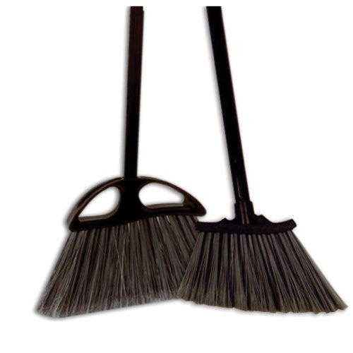 12" 55" Metal Handle, Synthetic Filament Flagged Angle Broom 12/Case