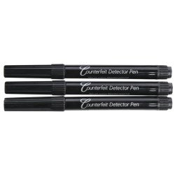 Black Counterfeit Detector Pen - 7.5" X 3.25" X 3.12" /Pack