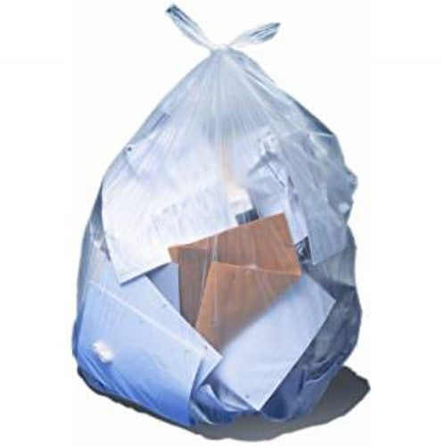 Clear Low Density 40-45 Gallon Can Liner - 40" X 46" 250/Case