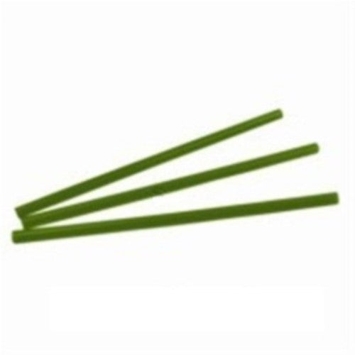 Jumbo Straw Green Wrapped Compostable - 7.75" 12000/Case