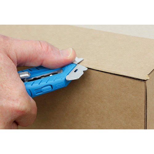 5.75"  X 1.75"  X 1" Blue Plastic Safety Cutter With Fixed Metal Guards 1/Each