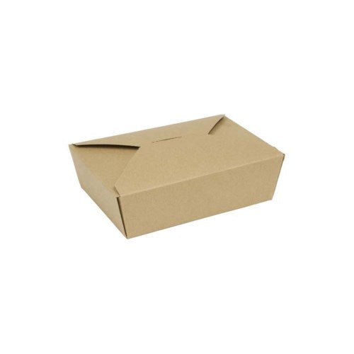 3 Food Container Chipboard Natural Kraft - 7.7" X 5.5" X 2.5" 130/Case