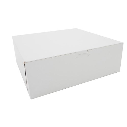 Lock Corner Bakery Box, White, 12" X 12" X 4"00 100/Case