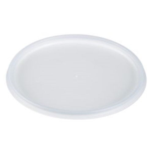 Plastic Lids For Foam Containers, Flat, Vented, Fits 24-32 Oz, Translucent, 100/pack, 5 Packs/carton