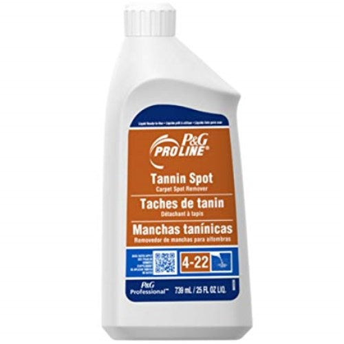 Tannin Spot Carpet Spot Remover, Peach, 25 Oz Bottle, 15/carton