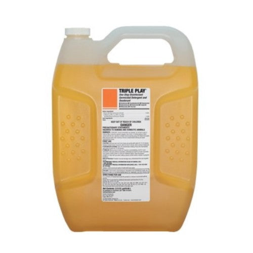 Triple Play Cleaner Disinfectant Deodorizer - 1 Gallon 2/Case