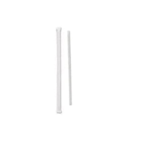 Translucent Jumbo Straw Paper Wrapped - 10.25" 2000/Case