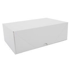 12.12" X 7.87" X 3.93" White Kraft Board Sausage Boxes 125/Case