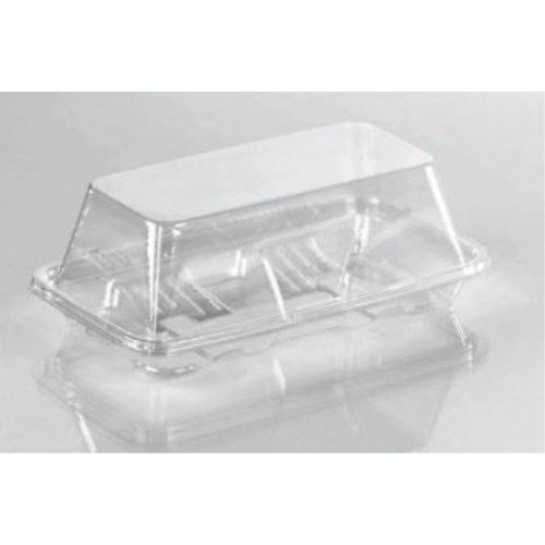 Mini Sub Sandwich Clear Small Pet Container With Lid - 7.89" X 4.92" X 2.80" 252/Case