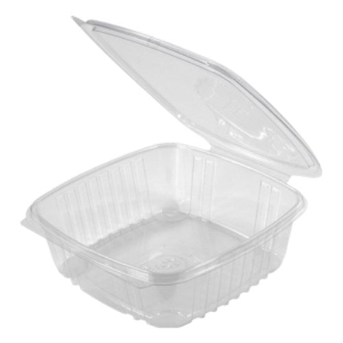 Hinged Deli Containers Apet Clear - 48 Oz. 200/Case