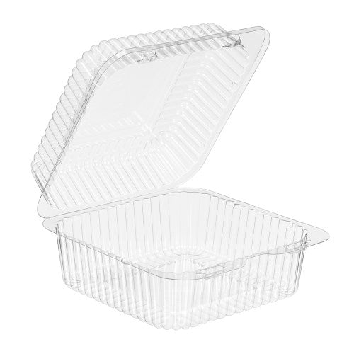 Clear Pet Utility Clamshell Container - 46.7 Oz. 500/Case