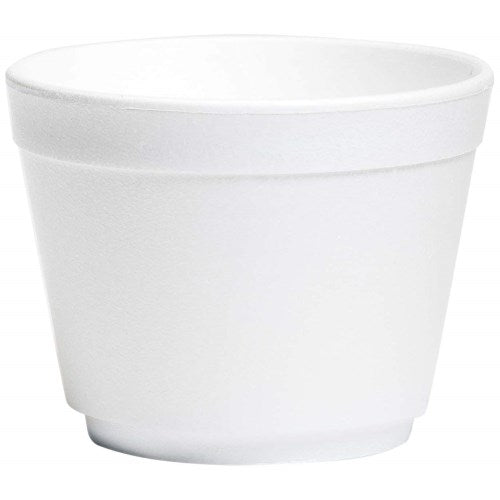 Handi-Kup Hot And Cold White Foam Food Container - 12 Oz. 500/Case