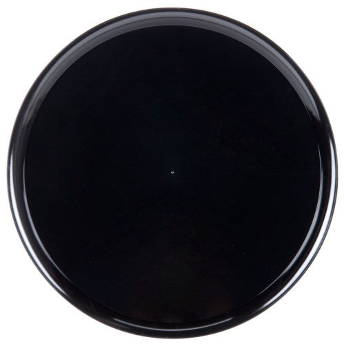 Checkmate Black Round Catering Tray With High Edge - 18" 25/Case