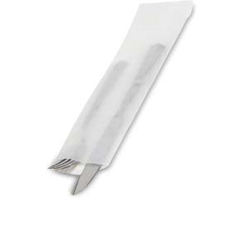 Silverware Bags, 2.25" X 10", White, 2,000/carton