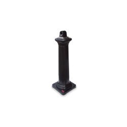 Groundskeeper Tuscan Receptacle, 22.05 Gal, 13 Dia X 38.38h, Black
