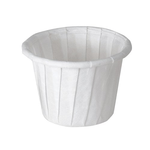 Paper Portion Cups, 0.75 Oz, White, 250/bag, 20 Bags/carton