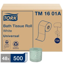 Universal Bath Tissue, Septic Safe, 2-ply, White, 500 Sheets/roll, 48 Rolls/carton