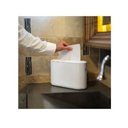 Xpress Countertop Towel Dispenser, 12.68 X 4.56 X 7.92, White