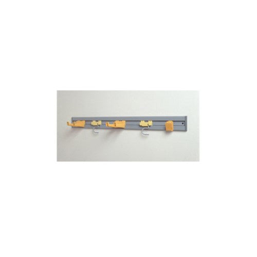 Closet Organizer/tool Holder, 34w X 3.25d X 4.25h, Gray