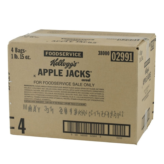 Kellogg Apple Jacks Cereal-31 oz.-4/Case
