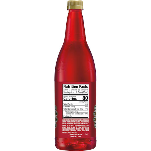 Roses Grenadine-1 Liter-12/Case