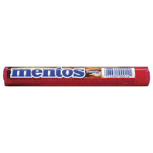 Mentos Cinnamon Candy-1.32 oz.-15/Box-24/Case