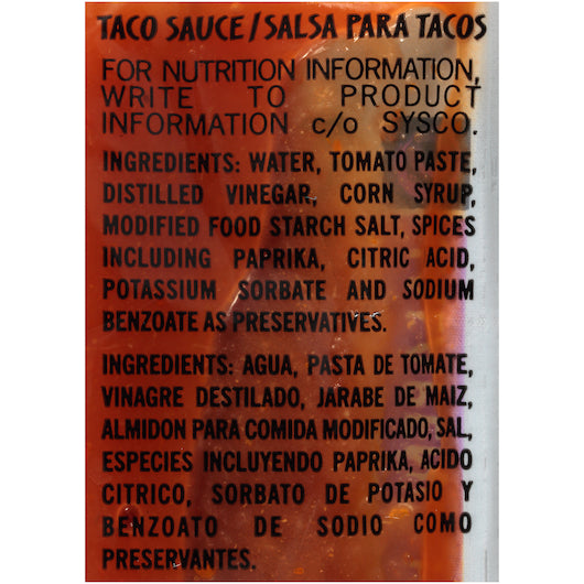 Salsa Del Sol Jalapeno Hot Sauce Single Serve-9.688 lb.-1/Case