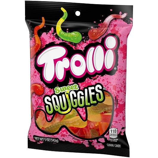 Trolli Squiggles Gummy Candy-5 oz.-12/Case