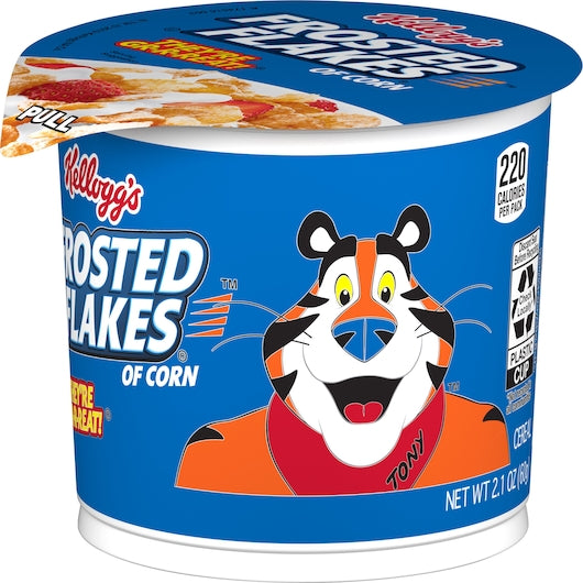 Kellogg Frosted Flakes Cereal-2.1 oz.-6/Box-10/Case