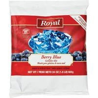 Royal Berry Blue Gelatin Mix 12/24 Oz.