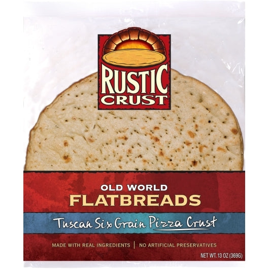 Rustic Crust Pizza Crust Tuscan 6 Grain 12 Inch-1 Each-8/Case