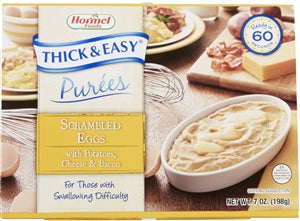 Thick & Easy Puree Scrambled Eggs With Cheese & Bacon-7 oz.-7/Case