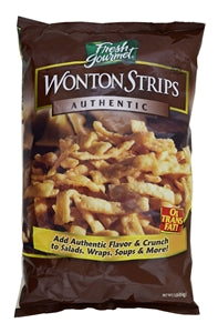Fresh Gourmet Wonton Strips-1 lb.-10/Case