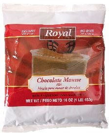 Royal Royal Chocolate Mousse Mix-16 oz.-6/Case