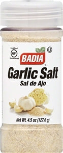 Badia Garlic Salt-4.5 oz.-8/Case