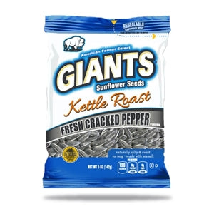 Giant Snack Giants Kettle Fresh Cracked Pepper Seeds-5 oz.-12/Case
