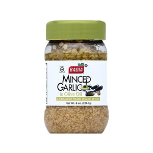 Badia Minced Garlic In Olive Oil-8 oz.-12/Case