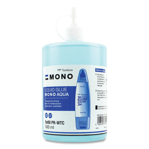 Aqua Liquid Glue Refill, 500 Ml, Dries Clear