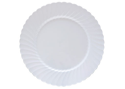 Classicware Dinner Plate 10.25" White Plastic 18/Pack 144/Case