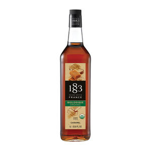 1883 Organic Caramel Syrup 1 Ltr. 6/ct.