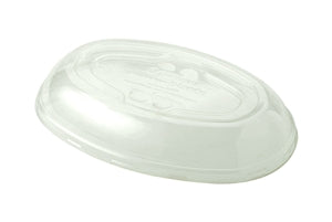 World Centric Ingeo Compostable Burrito Bowl Lid-50 Each-6/Case