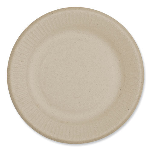 World Centric Fiber Plates Ripple Edge 6.1" dia. Natural 1000/Case