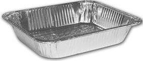 Hfa Handi-Foil Half Size Aluminum Deep Steam Table Pan-100 Each-1/Case