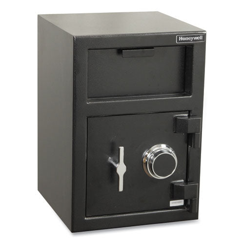 Honeywell Steel Depository Safe With Combo Lock 14x14.2x20 1.06 Cu Ft Black